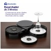 Escarchador De Vasos Y Copas 3 Bandejas Giratorias Plegables