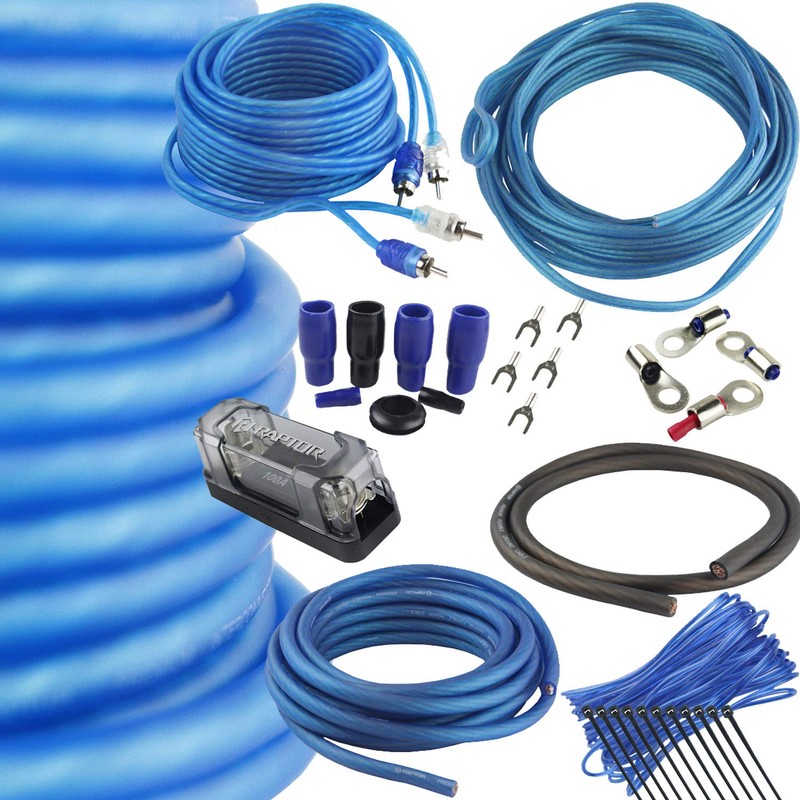 Raptor R2AK4 Bulk Series R2 Amp Installation Kit (4 Gauge),