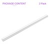 DMiotech 2 Pcs Aluminum Rods,16mm Dia 300mm Long Solid Round