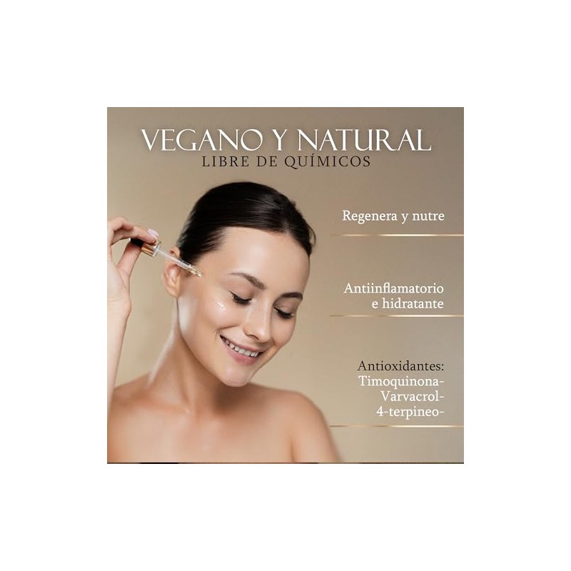 Aceite De Nigella Sativa 100 Puro Aceite para Cabello Original