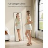 SONGMICS Full Length Mirror, 63 x 19.7 Inches, Rectangle Full
