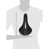 Ergon Figura gel men’s cycling saddle, in black, one size