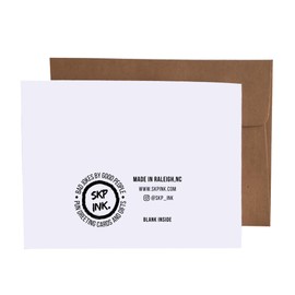 Hang In There Sloth Pun Blank Greeting Card With Envelope