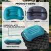 Meteor Ultralight Inflatable Camping Pillow – Compact 110g Travel Cushion