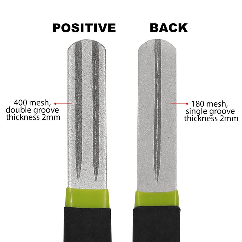 IRYNA Hook Sharpener Diamond Fishing Hook Sharpener File Fishing Sharpening