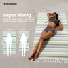 Winthome Beach Towel Soft Beach Towel Bamboo Cotton Lightweight Space