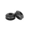 X AUTOHAUX 250 Pieces 4 mm Double Sided Rubber Grommets