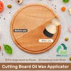 DEBETOOL Cutting Board Oil & Wax Applicator with Lid, Food