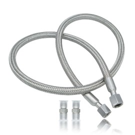 1/4" x 40" Compressor Jumper Hose (1/4" NPT Connector x 40"Length) and two 1/4" NPT Male Connector(1pc)