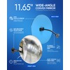 Nanningo 11.65 in Acrylic Convex Security Mirror, Wall Mount