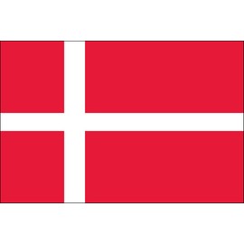 3x5 Denmark Polyester Indoor or Outdoor Flag, More Than 200+ 3x5 Foot (90x150 cm) International Flags Available