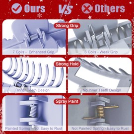 TOCESS Hair Claw Clips for Women - 8PK Large Neutral Matte Jumbo Hair Clips for Thick, Thin, Long, Short, Curly Hair Girls, Big Jaw Clip Set for Daily Use (Lavender Purple)