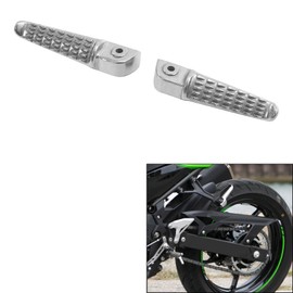 XMT-MOTO Rear Passenger Foot Pegs Footrest for KAWASAKI Ninja 400 2018-2024,Z400 2019-2024,ZX-4RR 2023-2025,ZX-4R 2023-2025,7 Hybrid/Z7 Hybrid 2024-2025,Z900/Z900 ABS 2017-2024,Z900 SE 2022-2024