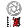 140mm Brake Disc Caliper Kit 6‑Hole Aluminum Alloy Wear Resistance