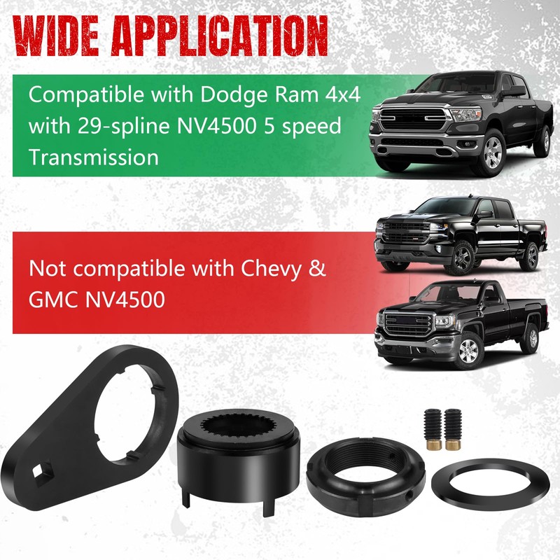 Dexepe 5th Gear Lock Nut Retainer Kit & 1/2" Drive