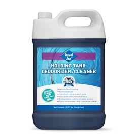 Travel Jon Travel Jon RV Black & Grey Water Tank Treatment, Powerful Deodorizer/Waste Digester, Waste Tank Odor Eliminator, Breaks Down Sludge, Tissue | Fresh Scent - (1 Gallon)