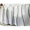 Devola Net Curtain with Wave Pattern Short Curtain Print Short