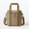 MUJI 84383151 Insulated Bag, Beige, Size M, 8.7 x 7.9