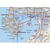 Physical Florida State Map - 23.3 x 16.5 Inches -