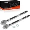 A-Premium 2 x Front Inner Tie Rod Ends, Compatible with