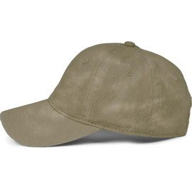 styleBREAKER Unisex Baseball Cap Vintage Look Adjustable 6 Panel Cap in Washed Look with Curved Peak Cotton Retro Cap for Men and Women, olive, Unit size
