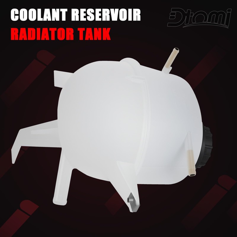 Engine Radiator Coolant Reservoir Tank W/Cap Compatible With Ford Mazda