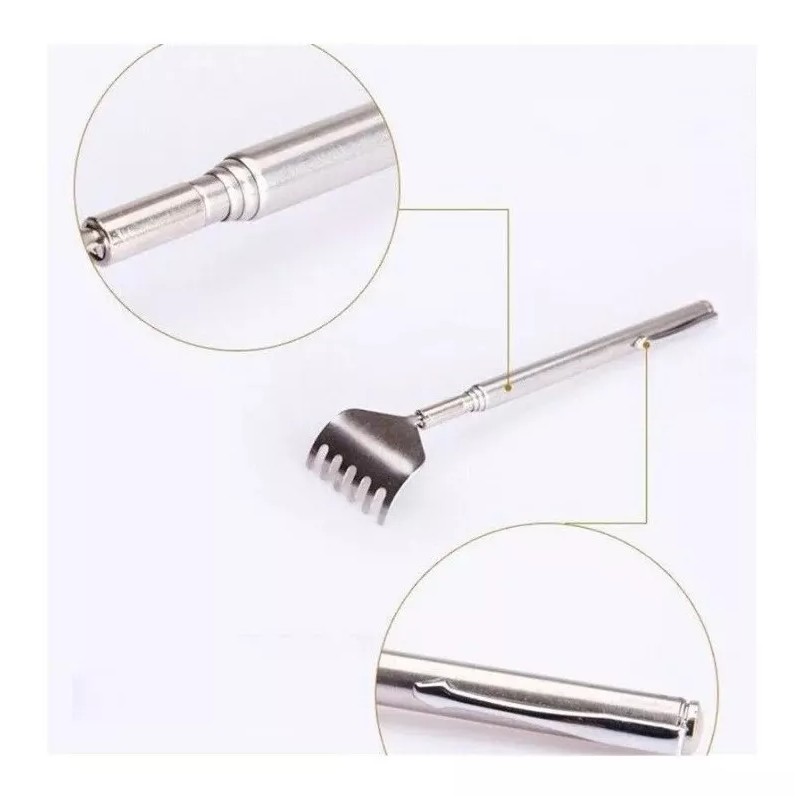 Mekano Importaciones Manita Rascadora Extensible , Mano De Metal Para