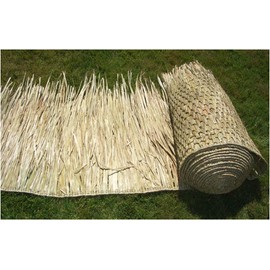 35in x 8ft TIKI PALAPA RESORT GRADE MEXICAN PALM GRASS THATCH ROLL