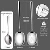 SOLEADER Extra Large Slotted Spoons for Cooking,12 Inch Stainless Steel