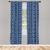 Ambesonne Shark Window Curtains, Fish Pattern Various Gestures Have a