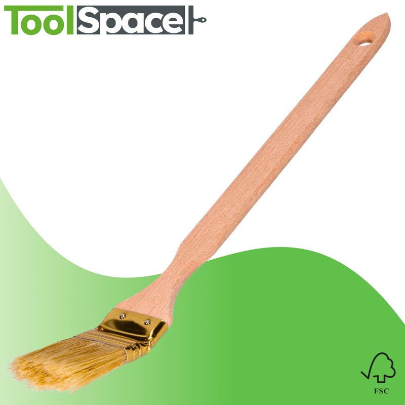 ToolSpace Curved Calorie Binding Brush, Radiator Brush, Width 36 mm,
