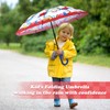 decalsweet Kids Umbrella Children Folding Umbrellas Easy Push/Pull for Toddler,8