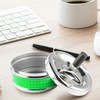 Starlet24 Rotating ashtray, wind ashtray, storm ashtray, green, 11 cm