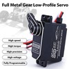 55kg Low-Profile Servo Programmable Brushless Digital Servo 0.09Sec High Speed