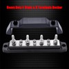 Ampper Ground Distribution Block Bus Bar, 4 x 1/4" (M6)