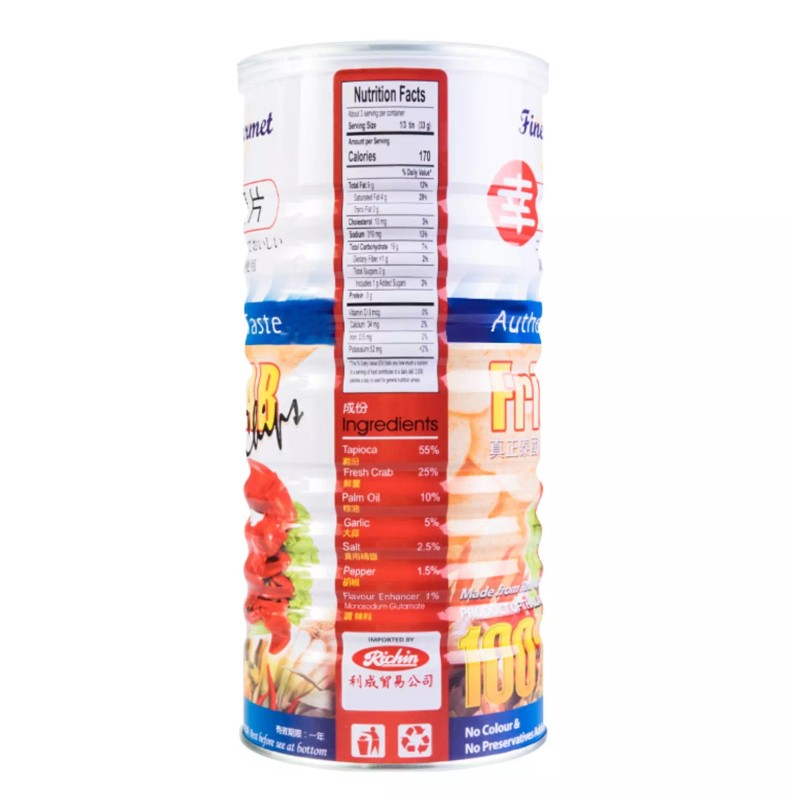 Finest Thai Gourmet Fried Crab Chips - Bánh Phồng Vị