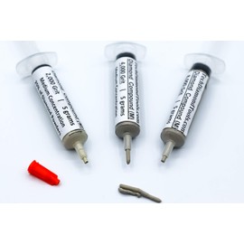 TechDiamondTools Kit of 3 Diamond Polishing Compound Polishing Paste USA Made 2000 4000 8000 Grit for Marble Glass Metal Rock Jewelry Resin Silver Gemstone with 25% of Diamond Powder