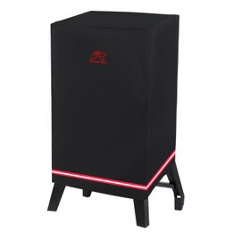 Turtle Life 40 Inch Smoker Cover for Masterbuilt ThermoTemp XL Propane Smoker, Waterproof Heavy Duty Outdoor Smoker Grill Cover 28”W x 23”D x 42”H inch, Black