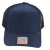DJINNS - Linen 2014 (navy) - High Fitted Trucker Cap