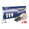 Carall 10 PCS Car Halogen Bulbs S25 PY21W BAU15S 12V