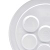 The Dreidel Company Passover Classic Silver Seder Plate, Melamine Silver