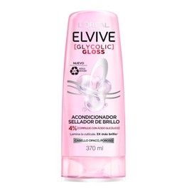 L'Oréal Paris Elvive Acondicionador Glycolic Gloss, con Ácido Glicólico, 370 Ml, 1 Unidad