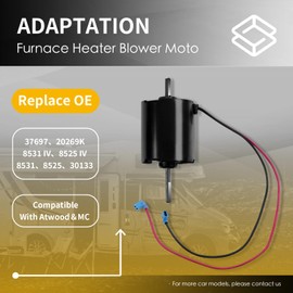 Furnace Heater Blower Motor for Dometic Furnaces 37697 30133 8525 IV 8531 IV - Hydro Flame