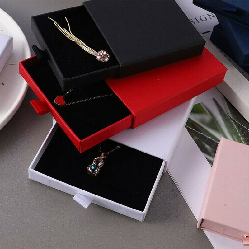 1-10PCS Jewellery Gift Boxes Necklace Ring Bracelet Bangle Earring Cardboard