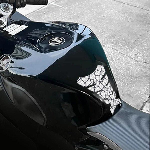 guidestar68 Motorcycle Gas Tank Protector Fish Scales Fish Bone Tank