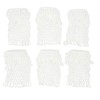 6PCS Billiards Table Net Pocket White Durable Cotton Billiard Pockets