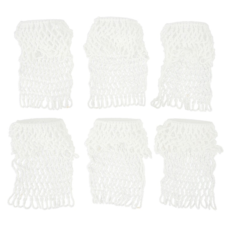 6PCS Billiards Table Net Pocket White Durable Cotton Billiard Pockets