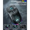 SOLAKAKA SM600 Honeycomb Shell Gaming Mouse Wireless,Tri-Modes BT5.1/2.4G Wireless/Type-C Wired