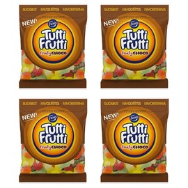 Fazer Tutti Frutti Fruity Choco Gummy 4 Packs of 170g