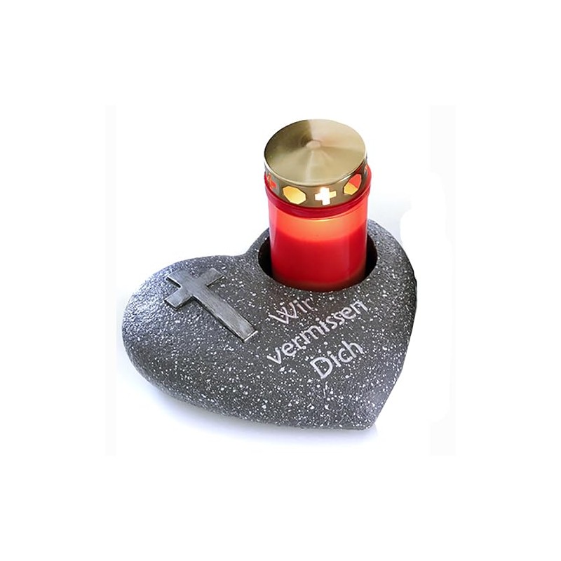 Grave Light Holder in Heart Shape for Grave Light 15